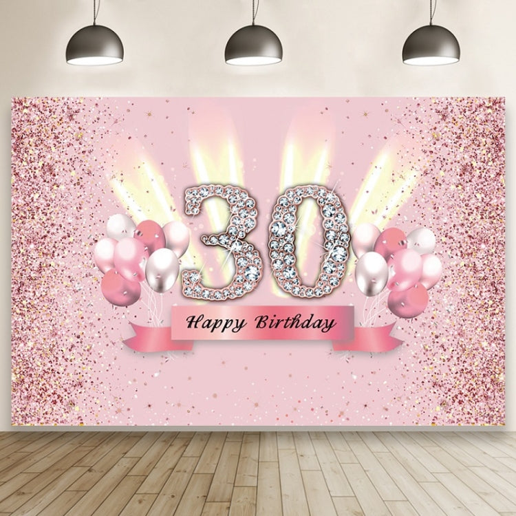 1.5x1m Cartoon Digital Birthday Balloon Party Scene Photographic Backdrop(MDT10410) - Camera Accessories by buy2fix | Online Shopping UK | buy2fix