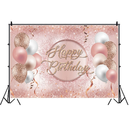 MDN12138 1.5m x 1m Rose Golden Balloon Birthday Party Background Cloth Photography Photo Pictorial Cloth - Camera Accessories by buy2fix | Online Shopping UK | buy2fix