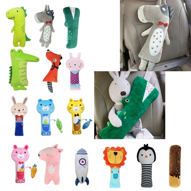 50cm Children Car Belt Cartoon Shoulder Protector Pillow(Crocodile) - In Car by buy2fix | Online Shopping UK | buy2fix