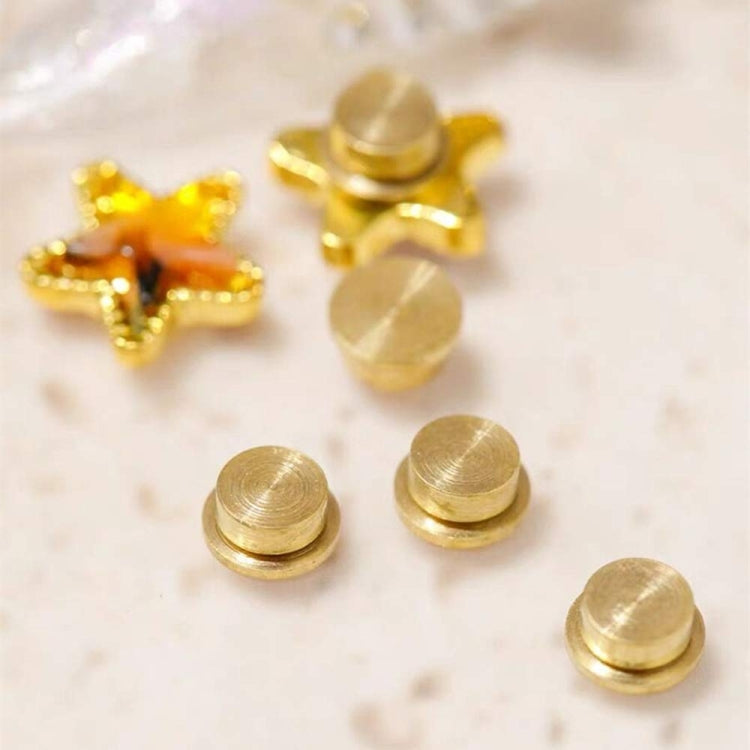 20pcs Metal Rotatable Bearing For DIY Crystal Jewelry Nail Art Decorations 4x5x2.5mm - Others by buy2fix | Online Shopping UK | buy2fix