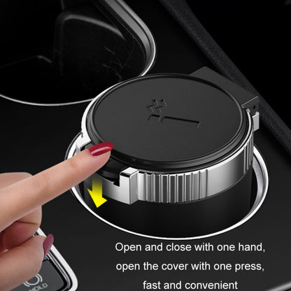 2pcs Car Universal Multifunctional Ashtray With Cover(Gold) - In Car by buy2fix | Online Shopping UK | buy2fix