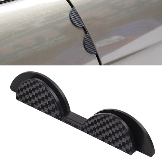 4sets Car Door Corner Protection Anti-collision Carbon Fiber Rubber Strip - In Car by buy2fix | Online Shopping UK | buy2fix