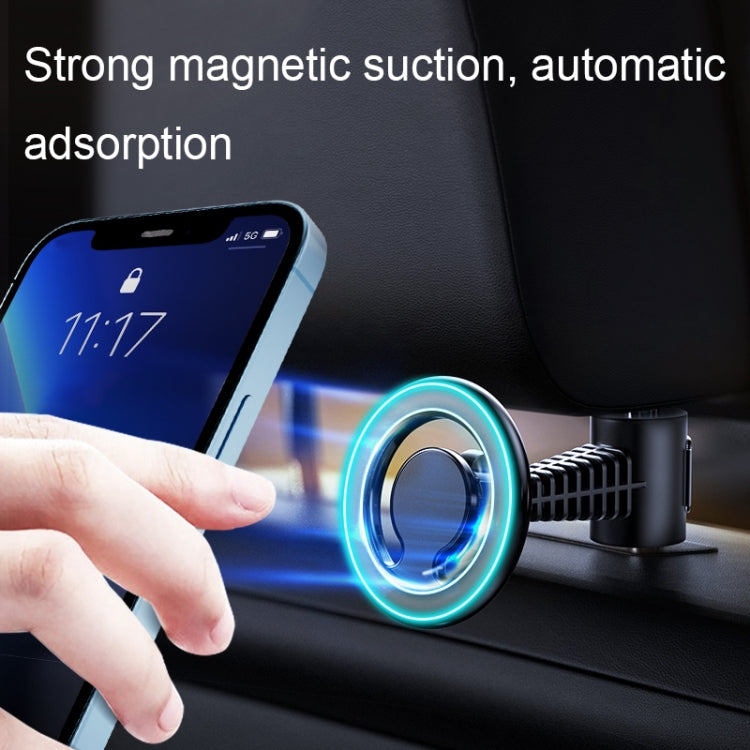 D19 Car Magnetic Mobile Phone Holder Rotatable Metal Navigation Bracket, Spec: Air Outlet (Silver) - In Car by buy2fix | Online Shopping UK | buy2fix