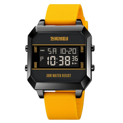 SKMEI 1848 Fashion Multifunctional Student Sports Waterproof Men Watch(Yellow) - Sport Watches by SKMEI | Online Shopping UK | buy2fix