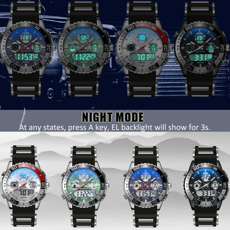 STRYVE S8023 Sports Watch Nights Light Waterproof Timing Alarm Men Watch(Blue) - Sport Watches by STRYVE | Online Shopping UK | buy2fix