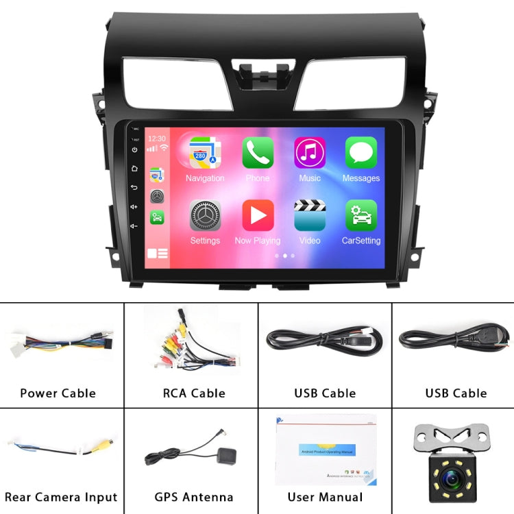 For Nissan Teana 13-16 10.1-inch Reversing Video Large Screen Car MP5 Player, Style: WiFi Edition 2+32G(Standard+12 Lights Camera) - In Car by buy2fix | Online Shopping UK | buy2fix