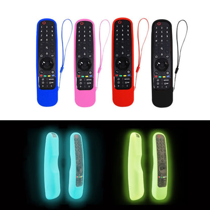 For LG MR21GA/MR21GC 2pcs Remote Control Silicone Case(Fluorescent Green) - Consumer Electronics by buy2fix | Online Shopping UK | buy2fix