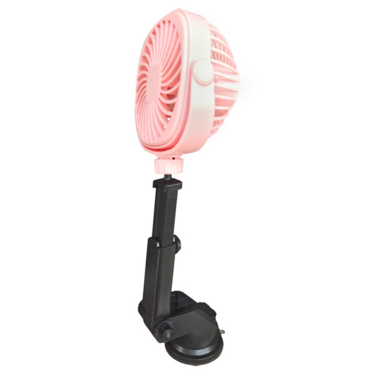 Car Suction Cup Fan Desktop Dormitory Office Kitchen Fan(Pink) - In Car by buy2fix | Online Shopping UK | buy2fix