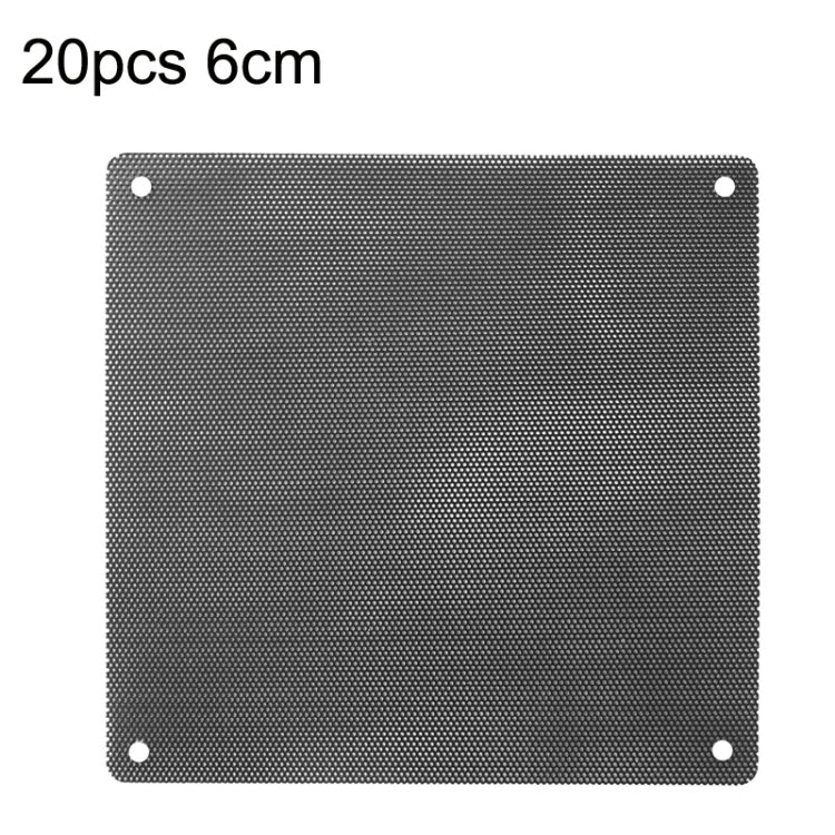 20pcs 6cm Chassis Fan PVC Dust Filter Dust Filter -  by buy2fix | Online Shopping UK | buy2fix