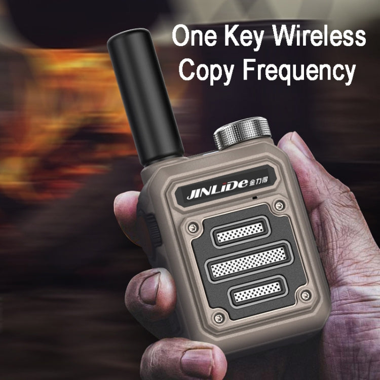 JINLIDE 3-5km 8W 6000mAh Hand-held Walkie Talkie Wireless Copy Frequency Ham Radio(Green) - Consumer Electronics by buy2fix | Online Shopping UK | buy2fix