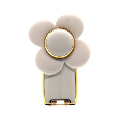 Flower Big Windmill Mobile Phone Ring Bracket Multifunctional Paste Type Rotating Lazy Bracket(White) - Ring Holder by buy2fix | Online Shopping UK | buy2fix