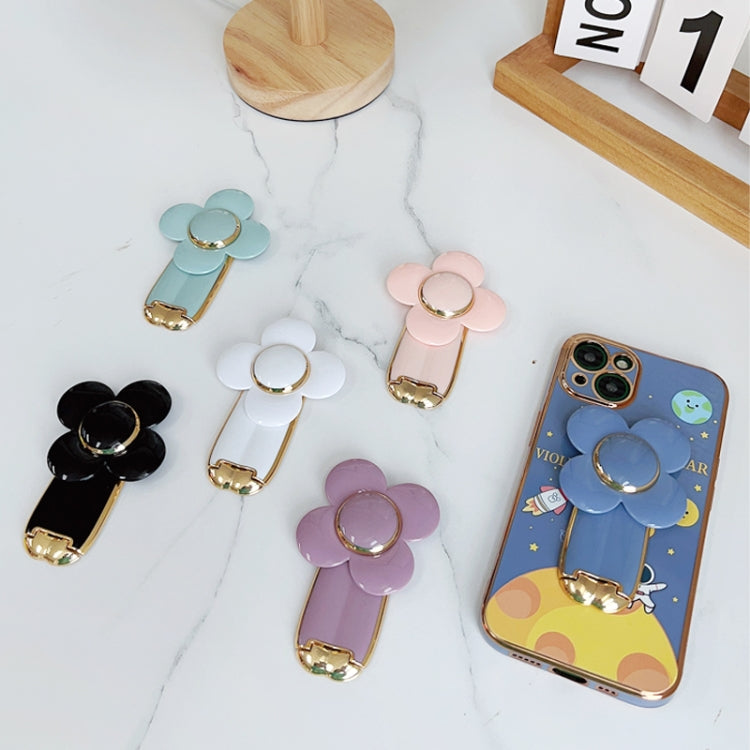 Flower Big Windmill Mobile Phone Ring Bracket Multifunctional Paste Type Rotating Lazy Bracket(Purple) - Ring Holder by buy2fix | Online Shopping UK | buy2fix