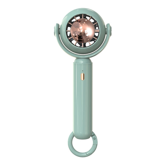 YL-005 Small Outdoor Handheld Fan with Carabiner Desktop Portable Mini Fan(Green) - Electric Fans by buy2fix | Online Shopping UK | buy2fix