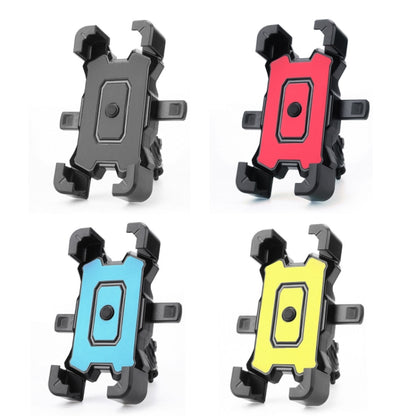 Electric Bike Motorcycle Bicycle Riding Shockproof Navigation Bracket, Color: Blue For Handlebar - Holders by buy2fix | Online Shopping UK | buy2fix