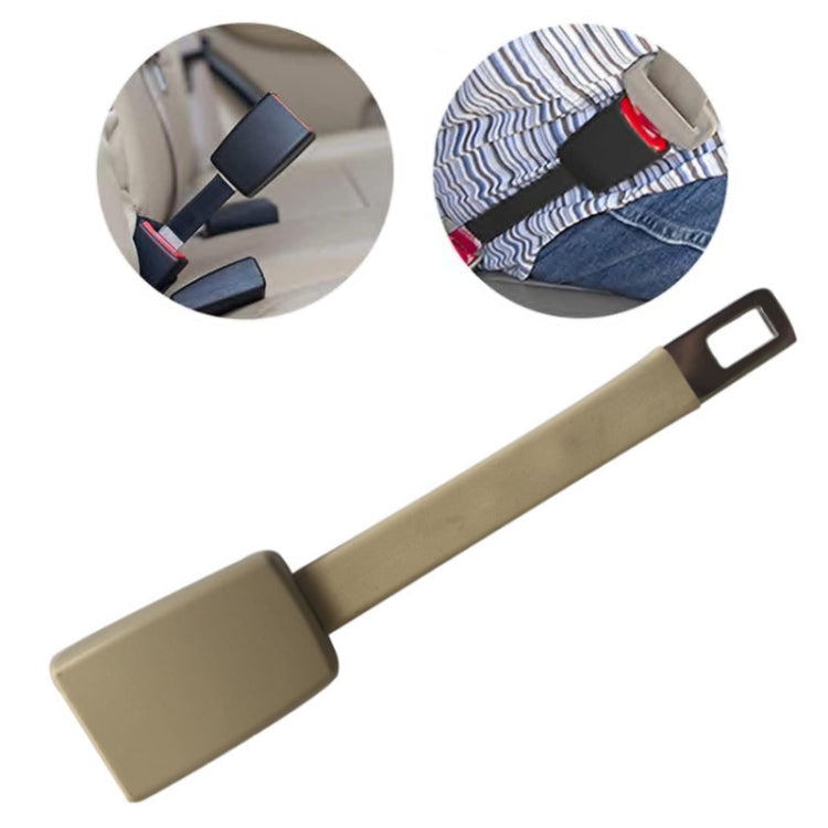 25cm Car Seat Belt Extension Snap Button, Color: Beige - Seat Belts & Padding by buy2fix | Online Shopping UK | buy2fix