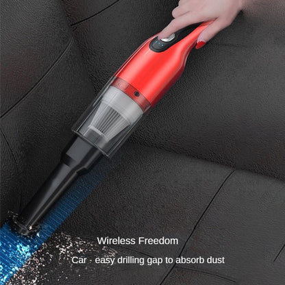 4 In 1 12000pa Wireless  Mini Handheld Car Vacuum Cleaner Mite Remover(Red) - Vacuum Cleaner by buy2fix | Online Shopping UK | buy2fix