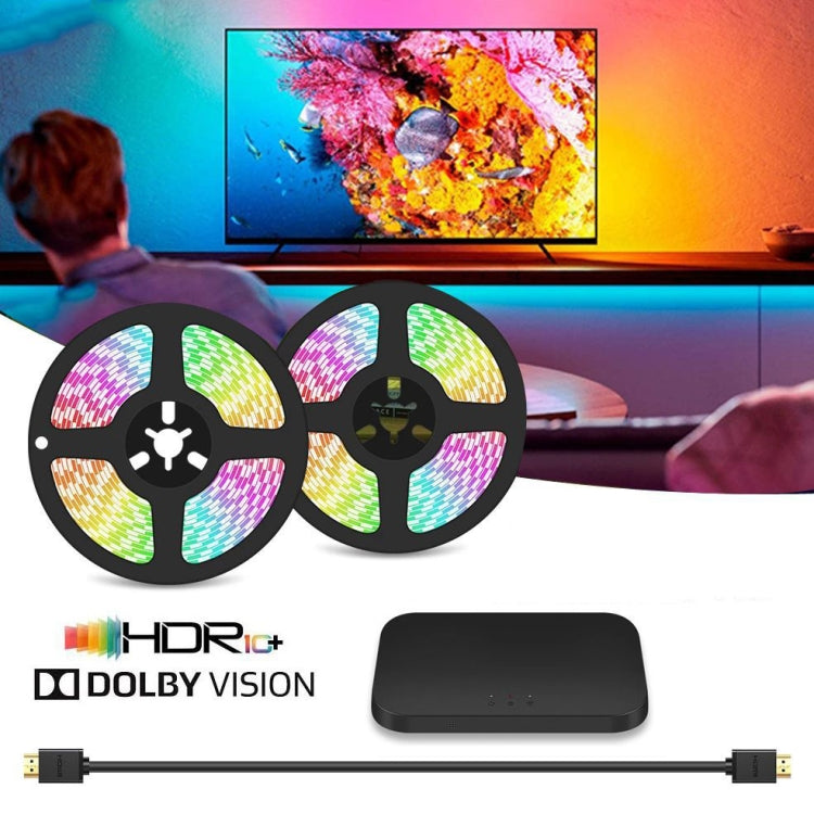 HDMI 2.0-PRO Smart Ambient TV Led Backlight Led Strip Lights Kit Work With TUYA APP Alexa Voice Google Assistant 2 x 3m(AU Plug) - Casing Waterproof Light by buy2fix | Online Shopping UK | buy2fix