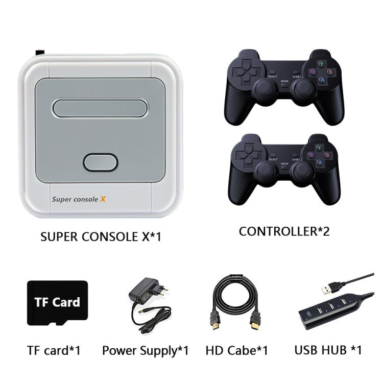 Super Console X 128G 40000+ Games Wireless 4K HD 3D Double Game Console Box, AU Plug - Pocket Console by buy2fix | Online Shopping UK | buy2fix