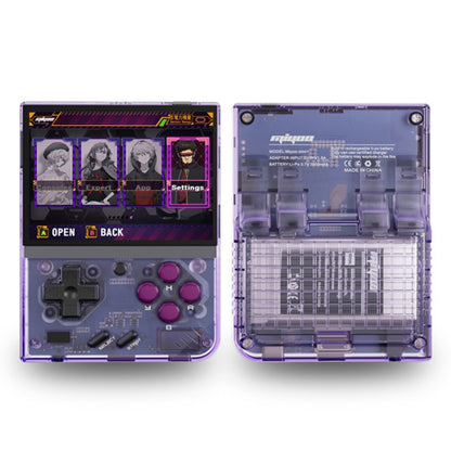 Miyoo Mini Plus 3.5 Inch IPS Screen Retro Handheld Game Console 64GB 15K Games(Transparent Purple) - Pocket Console by buy2fix | Online Shopping UK | buy2fix