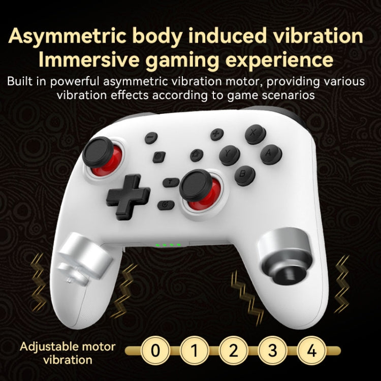 Wireless Bluetooth Somatosensory Vibration Gamepad For Nintendo Switch/Switch PRO(S07 White) - Gamepads by buy2fix | Online Shopping UK | buy2fix