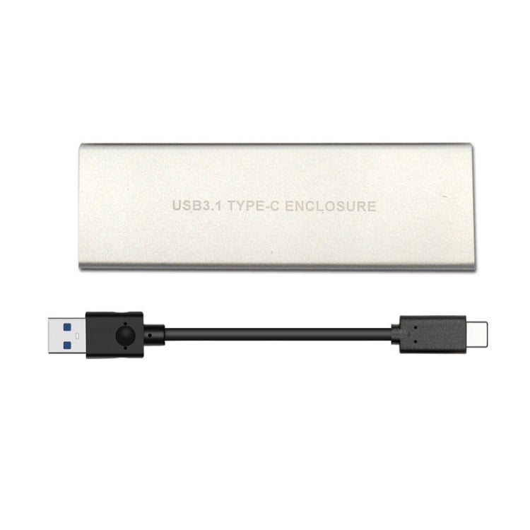 USB3.2 To M.2 NVME Hard Disk Box NGFF PCIE Protocol To TYPE-C, Color: White - HDD Enclosure by buy2fix | Online Shopping UK | buy2fix