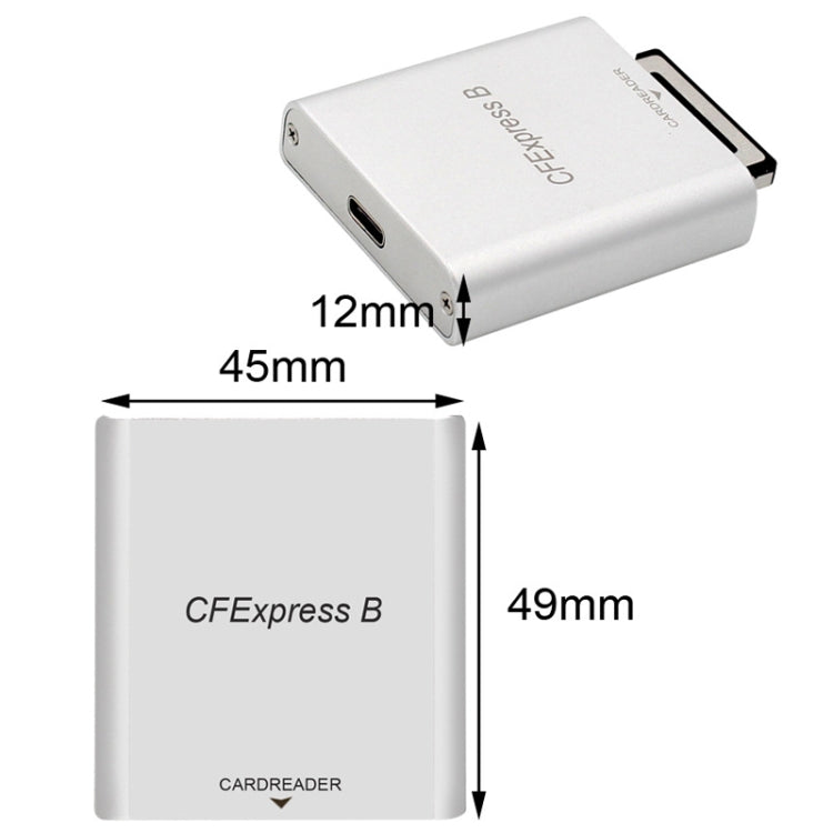 10G High Speed USB3.2 Z6/Z7 1DX3 Wiring CFEXPRESS Card Reader With A-C Line -  by buy2fix | Online Shopping UK | buy2fix