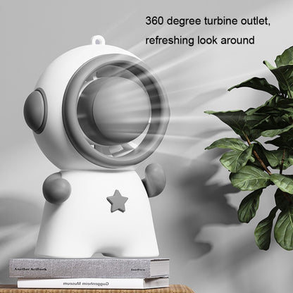 Astronaut Doll Pendant Keychain Fan(White) - Electric Fans by buy2fix | Online Shopping UK | buy2fix