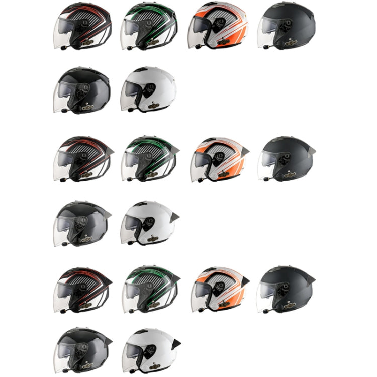 KUQIBAO Motorcycle Smart Bluetooth Sun Protection Double Lens Safety Helmet, Size: XL(White) - Helmets by KUQIBAO | Online Shopping UK | buy2fix