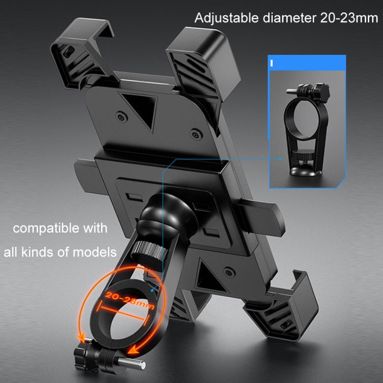 Shockproof Motorcycle Mobile Phone Holder Outdoor Bike Navigation Holder, Model: Rearview Mirror - Holder by buy2fix | Online Shopping UK | buy2fix