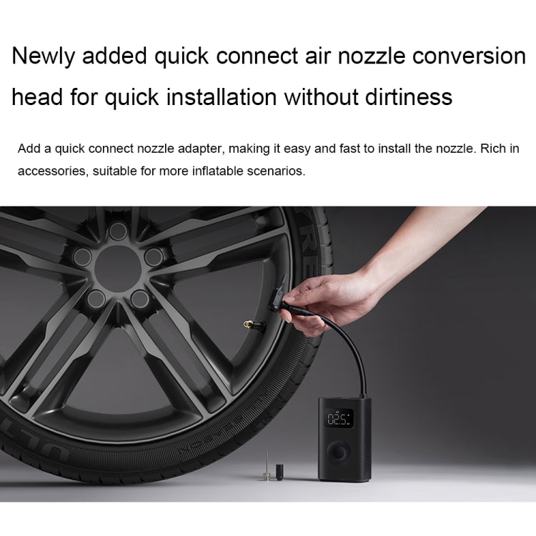 Xiaomi Mijia Portable Universal Car Air Pump Bicycle Tire Pump Electric Air Compressor(Air Pump 2) - Inflatable Pump by Xiaomi Mijia | Online Shopping UK | buy2fix