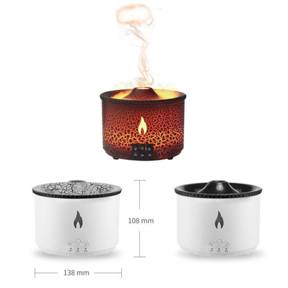 Volcanic Essential Oil Aroma Diffuser Ultrasonic Air Humidifier, Model: Full Split Remote Control(EU Plug) - Air Purifiers & Accessories by buy2fix | Online Shopping UK | buy2fix