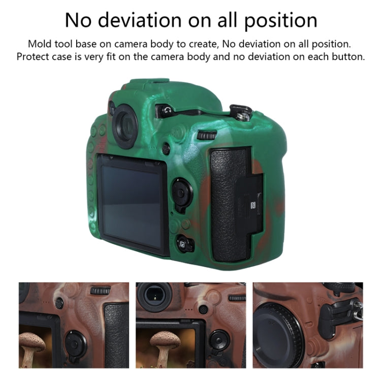 Pixel P001 For Nikon D500 Camera Silicone Protector Case(Ocean Camouflage) - Protective Case by Pixel | Online Shopping UK | buy2fix