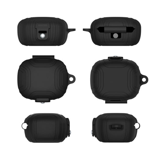 For EarFun Air Pro 3 Silicone Earphone Dustproof Storage Case(Black) - Other Earphone Case by buy2fix | Online Shopping UK | buy2fix