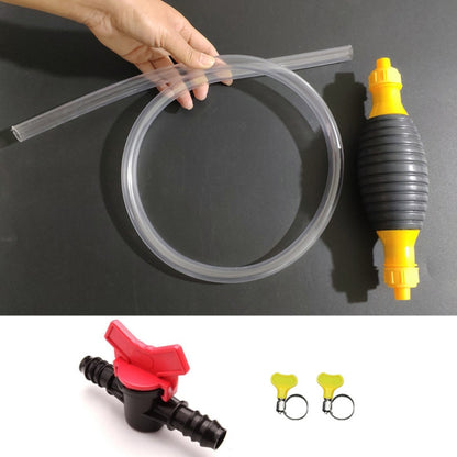 1m With Switch Car Motorcycle Oil Barrel Manual Oil Pump Self-Priming Large Flow Oil Suction - oil tank tubes & oil pumps by buy2fix | Online Shopping UK | buy2fix