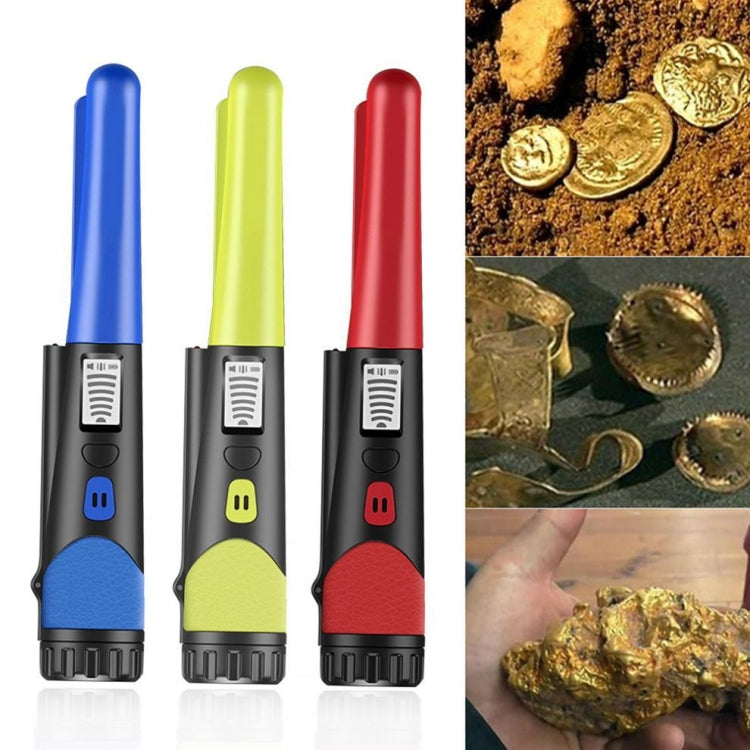 Handheld Metal Detector LCD Display Gold Treasure Hunter with Flashlight(Blue) - Metal Detector by buy2fix | Online Shopping UK | buy2fix