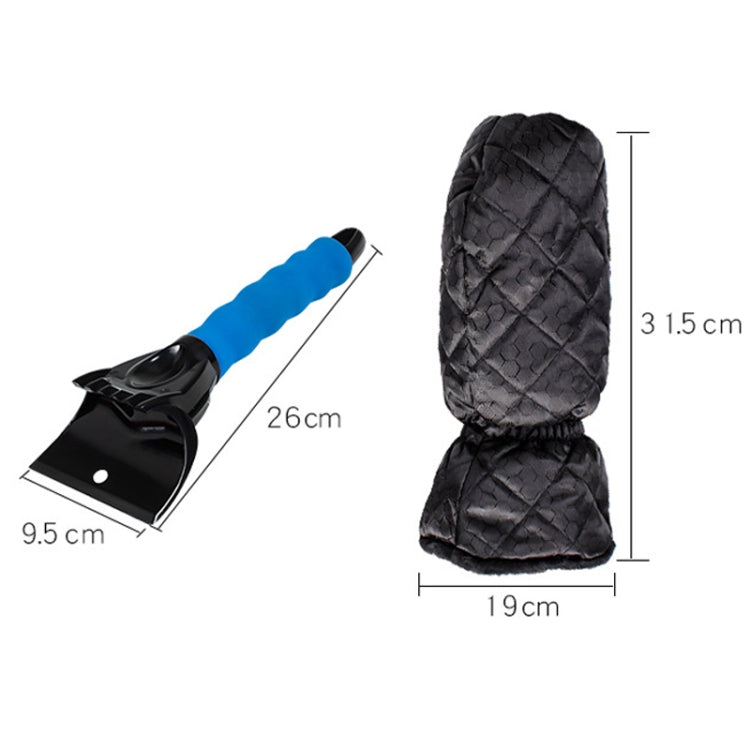 Vehicle Mounted Snow Shovel De-Icer Cleaning Tool, Color: Blue - Ice Scraper by buy2fix | Online Shopping UK | buy2fix