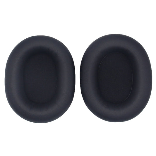 2pcs For Sony WH-1000XM5 Headphone Sponge Leather Case Earmuffs(Black) - Earmuff & Pad by buy2fix | Online Shopping UK | buy2fix