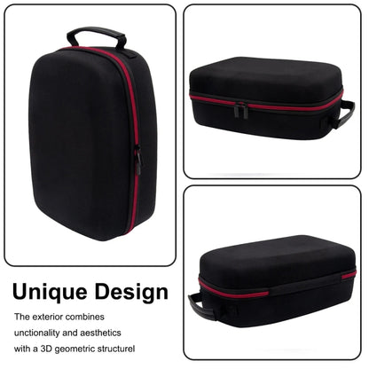 For Meta/Oculus Quest 3 VR Storage Bag EVA Anti-fall Dust-proof Portable Carrying Case(Black) - VR Accessories by buy2fix | Online Shopping UK | buy2fix