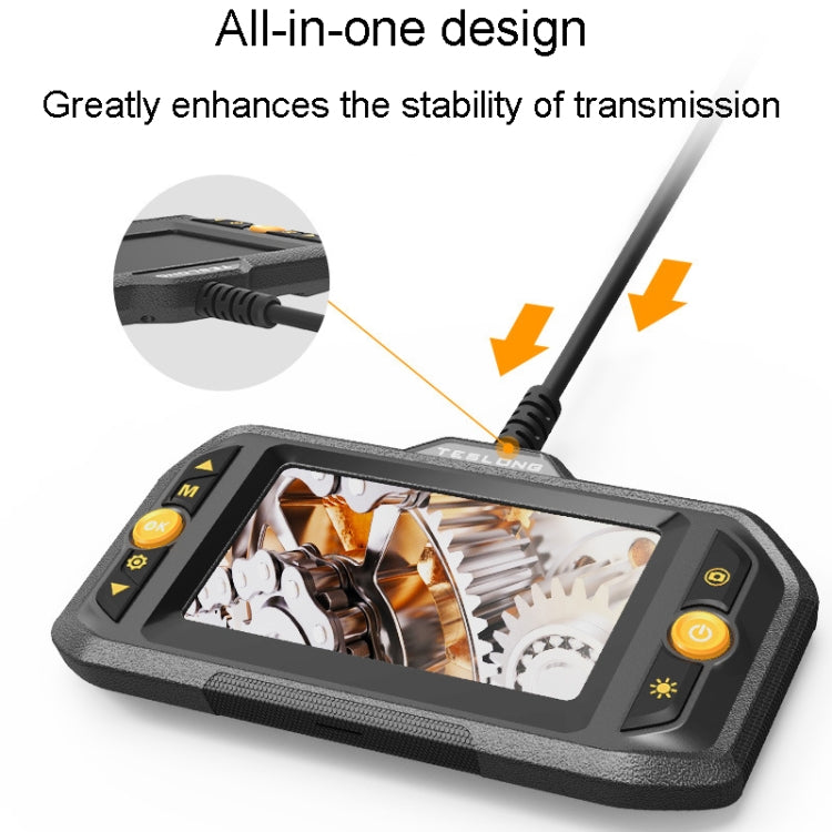 Teslong TS43S HD Camera Probe 4.3 Inch Screen All-In-One Industrial Borescope Auto Repair Tools, Specification: 7.9mm Three Lens -  by Teslong | Online Shopping UK | buy2fix