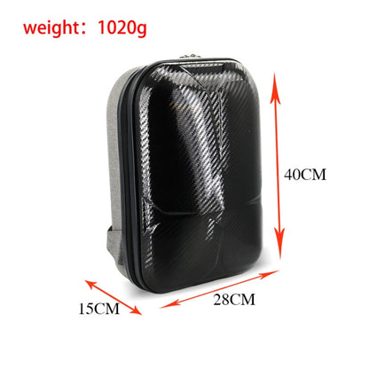 For DJI Mini 4 Pro Drone Storage Bag Carbon Fiber Backpack, Spec: Conventional Style - Carry Cases & Bags by buy2fix | Online Shopping UK | buy2fix