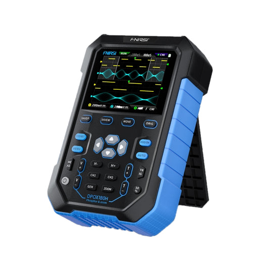 FNIRSI 2 In 1 Small Handheld Fluorescence Digital Dual-Channel Oscilloscope, US Plug(Blue) - Other Tester Tool by FNIRSI | Online Shopping UK | buy2fix