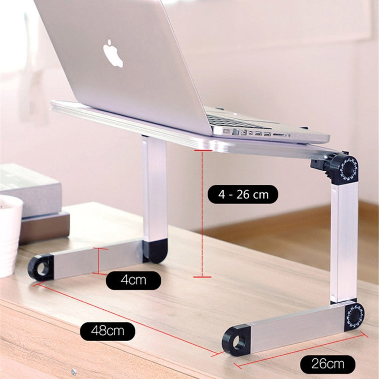 Universal 360 Degree Adjustment Folding Aluminum Alloy Laptop Stand(Black) - Computer & Networking by buy2fix | Online Shopping UK | buy2fix