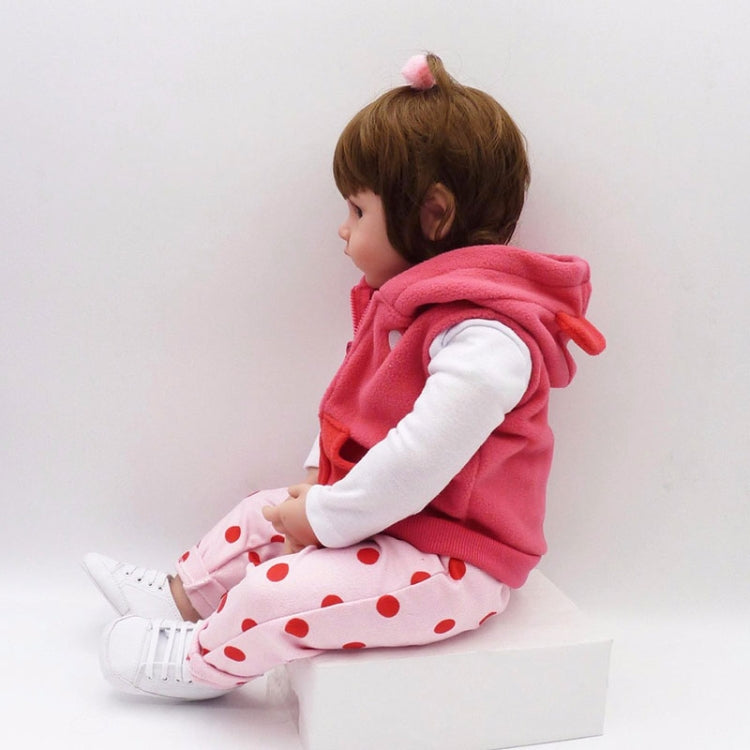 NPK Adorable Lifelike Silicone Baby Girl Doll - Model Toys by buy2fix | Online Shopping UK | buy2fix