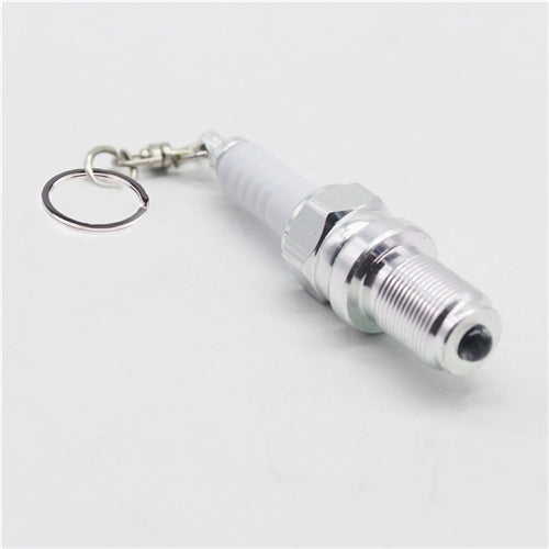 2 PCS Casual LED Key Chain Spark Plug Key Chain Keychain Car Parts Keyring Car Styling Accessories Decoration - Key Rings by buy2fix | Online Shopping UK | buy2fix