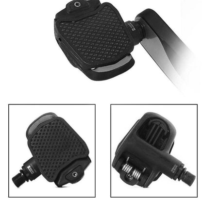 1 Pair Richy Road Bike Lock Pedal To Flat Pedal Converter Is Suitable For SPD / LOOK Road Pedal Lock, Style:SPD(Black) - Outdoor & Sports by buy2fix | Online Shopping UK | buy2fix