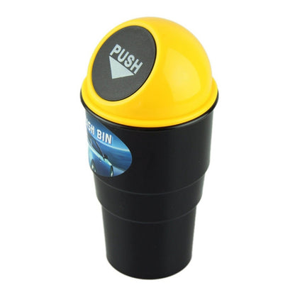 Universal Car Trash Bin Car Garbage Can Rubbish Dust Case Holder Bin Automobile Storage Bucket(Yellow) - Stowing Tidying by buy2fix | Online Shopping UK | buy2fix