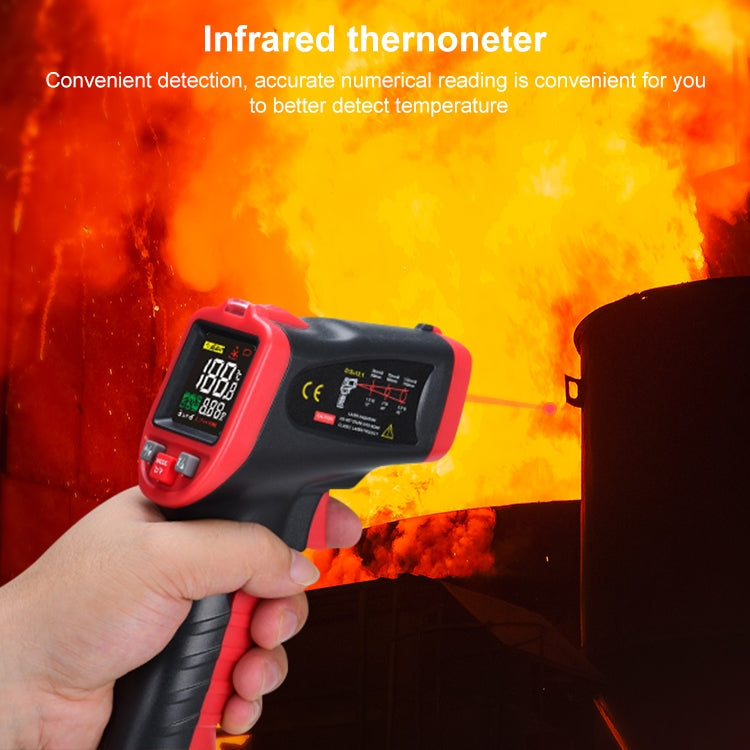 Wintact WT323A -50 Degree C~650 Degree C Handheld Portable Outdoor Non-contact Digital Infrared Thermometer - Thermostat & Thermometer by Wintact | Online Shopping UK | buy2fix