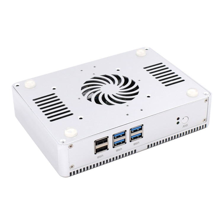 HYSTOU H2 Windows / Linux System Mini PC, Intel Core I3-7167U Dual Core Four Threads up to 2.80GHz, Support mSATA 3.0, 4GB RAM DDR4 + 256GB SSD (White) - Computer & Networking by HYSTOU | Online Shopping UK | buy2fix