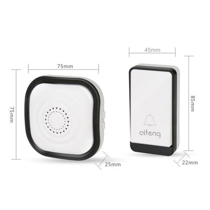 AITENG V029J Wireless Batteryless WIFI Doorbell, EU Plug - Security by AITENG | Online Shopping UK | buy2fix