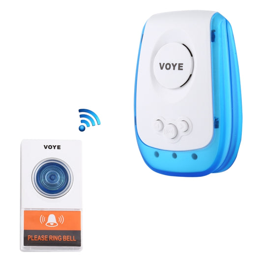 VOYE V009A Home Music Remote Control Wireless Doorbell with 38 Polyphony Sounds, US Plug (White) - Security by VOYE | Online Shopping UK | buy2fix